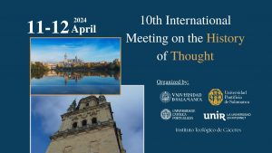 10th International Meeting on the History of Thought eng portada act 05 x encuentro internacional de historia del pensamiento